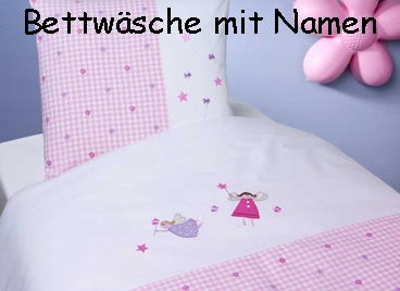 Bettwäsche mit Namen